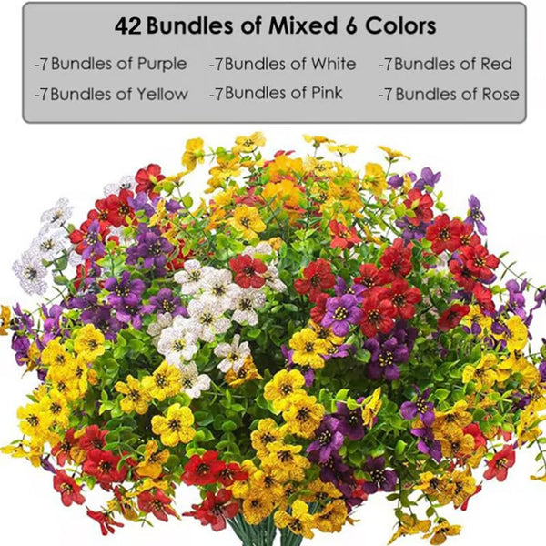 šøLast Day 50% OFF - Realistic UV-Resistant Outdoor Flowers ā Zero Maintenance