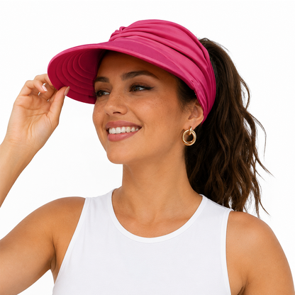 Women's UPF 50+ UV Protection Sun Visor Hat