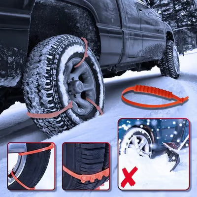🔥2026Winter Hot Sale🔥Universal Reusable Anti-skid PE Tire Chains