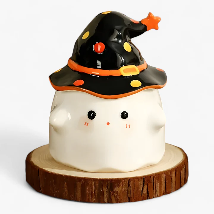 Whimsical Ghost Ceramic Mug