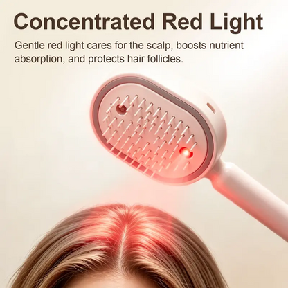 🔥Electric Spray Air Cushion Massage Hair Comb – Anti-Tangle & Essential Oil Mist Brush
