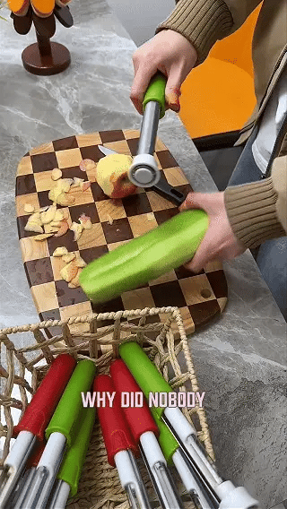 2 in 1 Apple Corer and Peeler - Stainless Steel Fruit Corer
