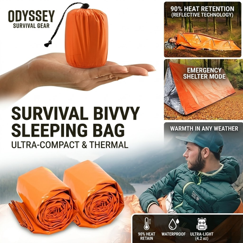 🔥Emergency Waterproof Sleeping Bag
