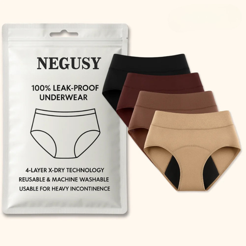 💖🌸Last Day 50% OFF|NEGUSY™ 100% Leak-Proof Underwear 4-pack