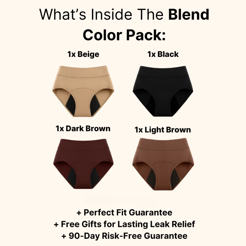 💖🌸Last Day 50% OFF|NEGUSY™ 100% Leak-Proof Underwear 4-pack