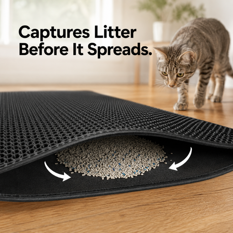 🔥Non-Slip Cat Litter Mat
