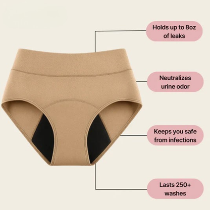 💖🌸Last Day 50% OFF|NEGUSY™ 100% Leak-Proof Underwear 4-pack