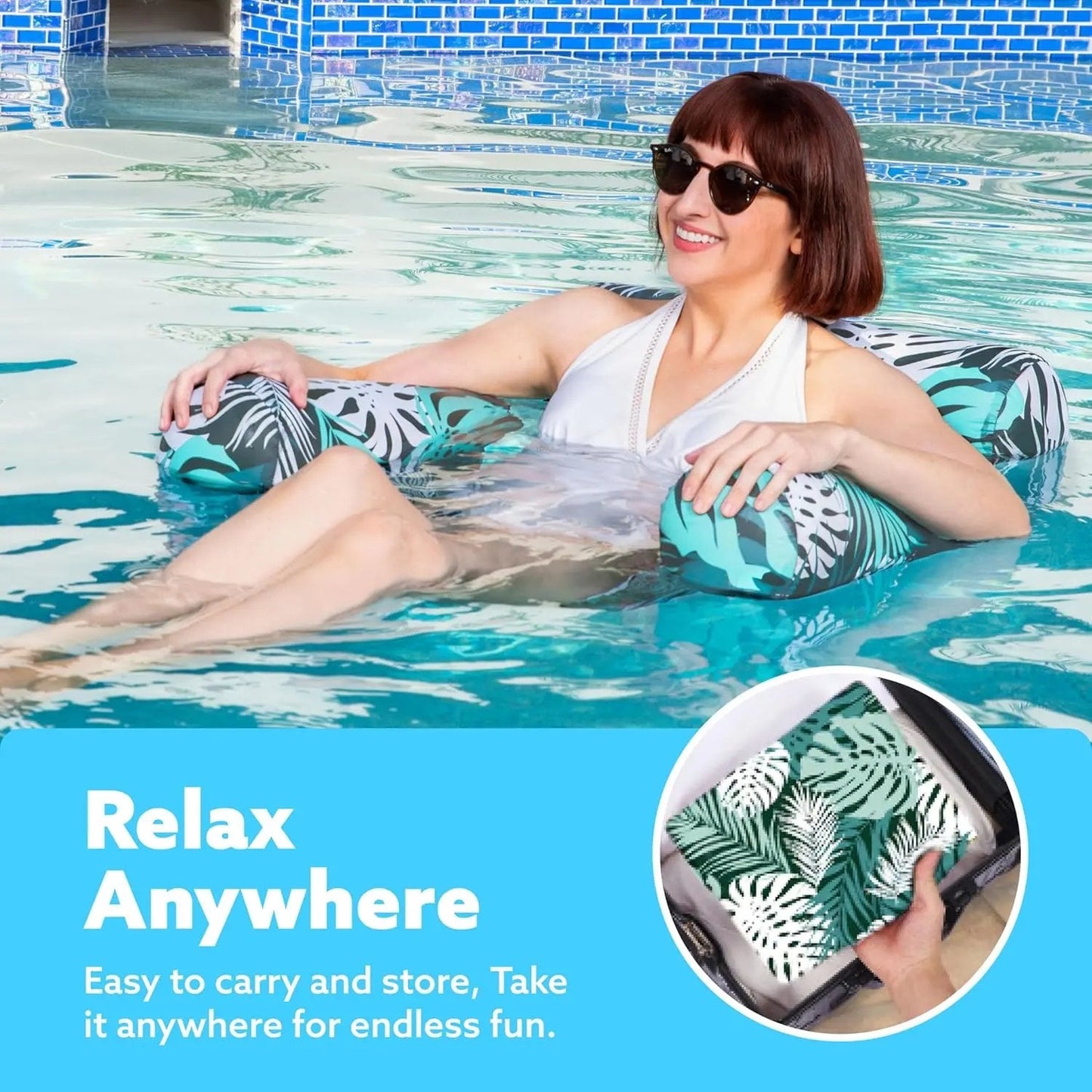 🌊🌊Summer Hot Sale 50% OFF🏆️ Inflatable Pool Floats Adult,Floating Lounge Chairs