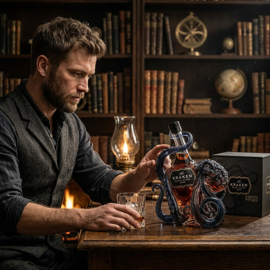 The Kraken Rum Edition 3D Octopus Bottle – Father’s Day 49% OFF Gift Deal