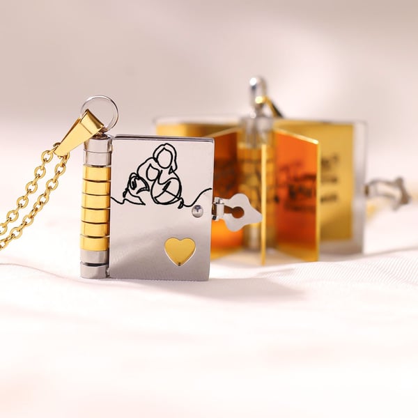 For Granddaughter - The Most Beautiful Christmas Special Chapter Book Necklace