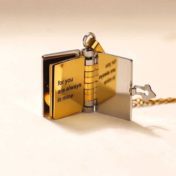 For Granddaughter - The Most Beautiful Christmas Special Chapter Book Necklace