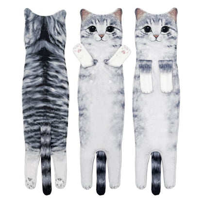 🎁 Early Christmas Sale 🎅 Funny Cat Hand Towels