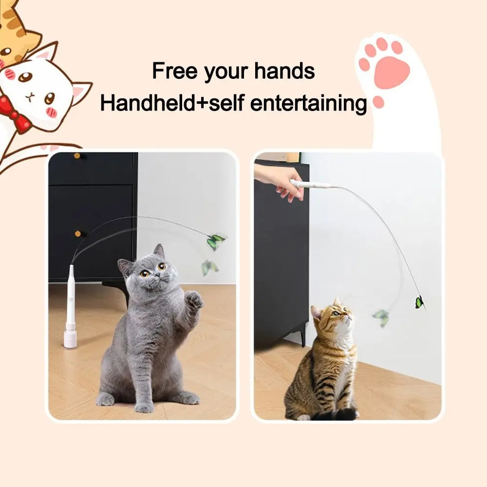 Interactive Butterfly Cat Teaser