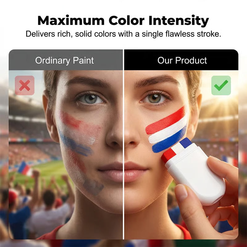 🔥BUY 1 GET 1 FREE🔥3 Color Flag Face Paint Stick for World Cup