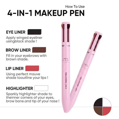 🖊️One Pen = Your Full Makeup Bag | 4 Steps In One Click💄 |   BUY 1 GET 1 FREE