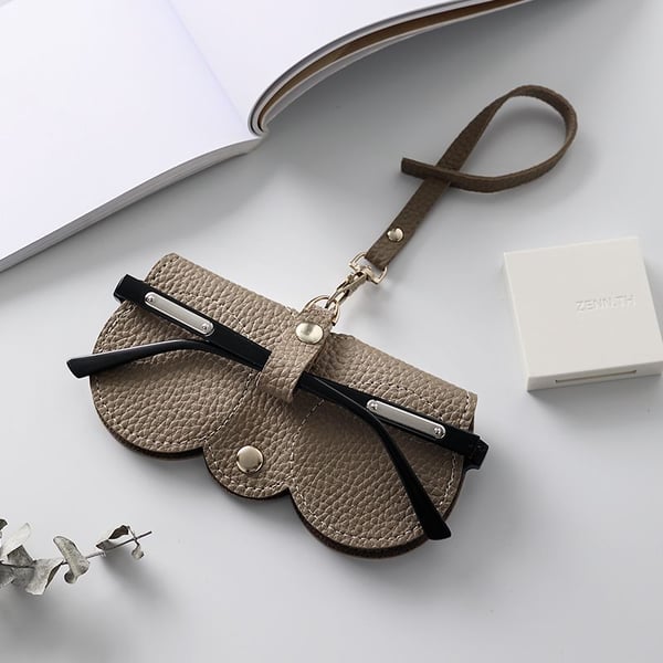 🌸SALE 50% OFF👓️Soft Leather glasses Bag