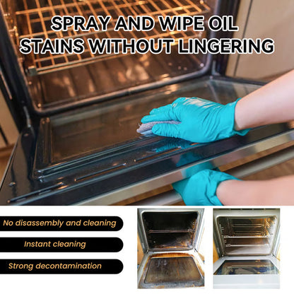 ✨ Oven & Grill Cleaner Spray – Dissolves Grease in 5 Mins, No Scrubbing & Eliminates Odors 🔥